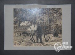 Акварель "Завод"